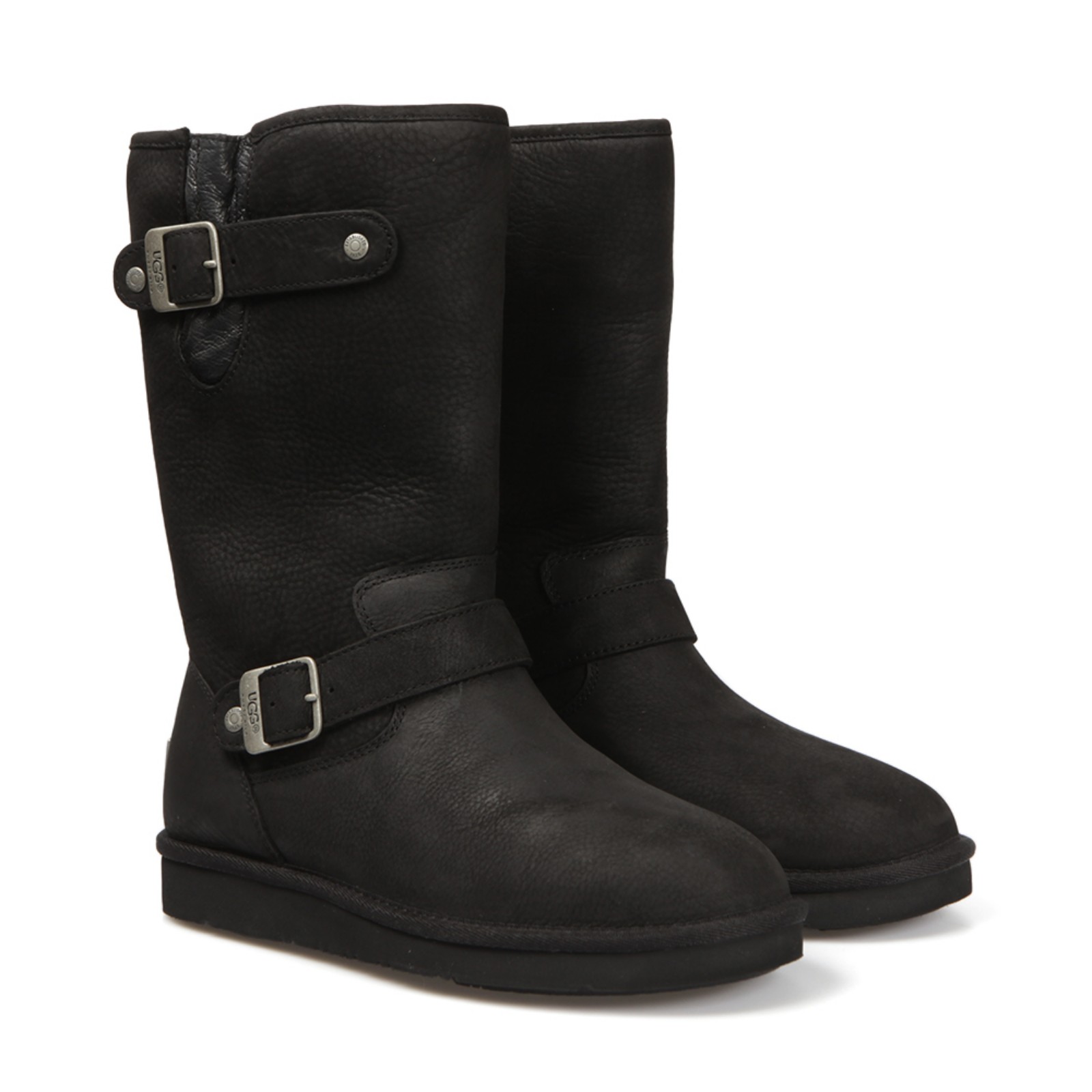 Black ugg top sutter boots