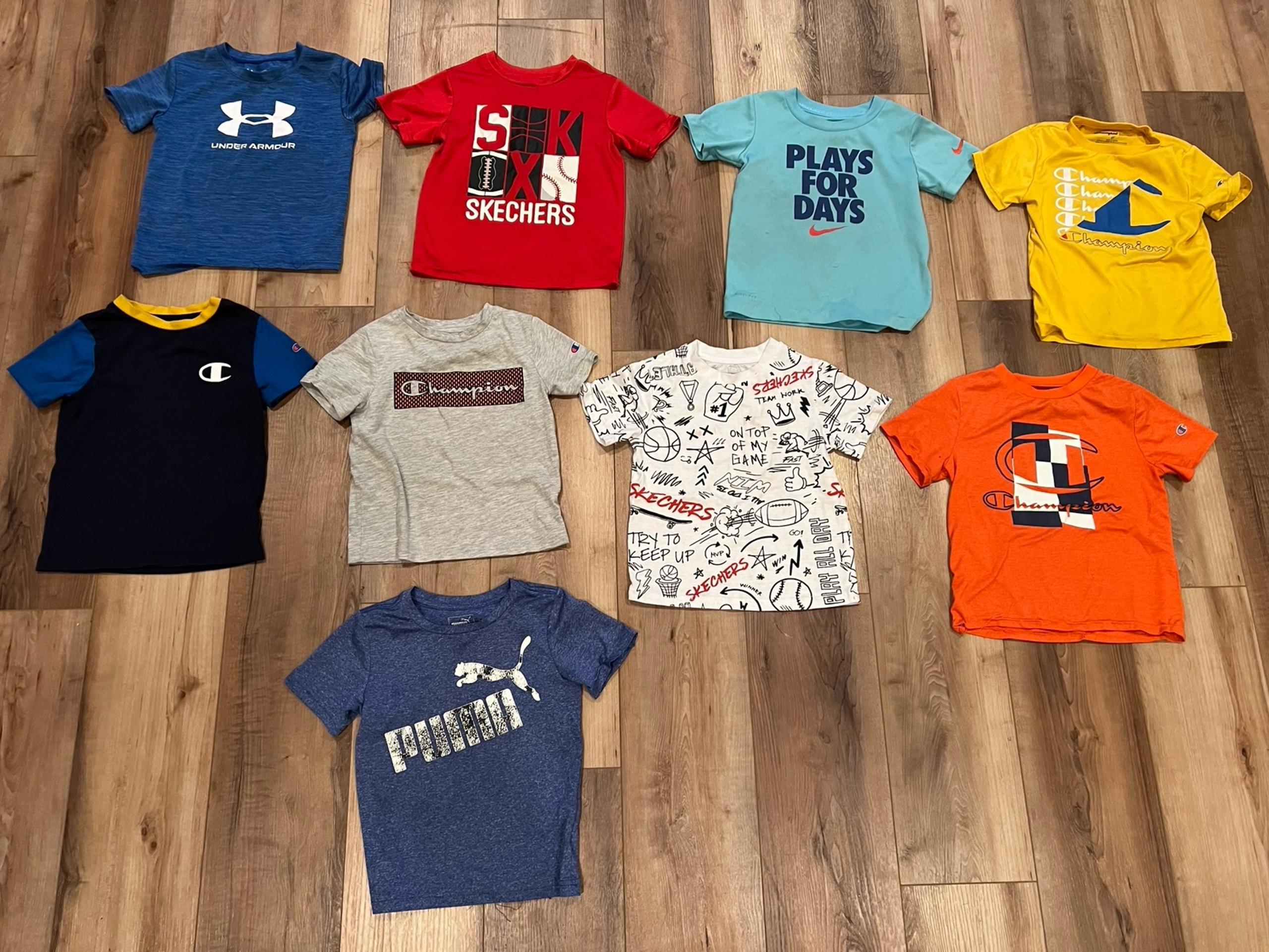 Toddler boy athletic shirts