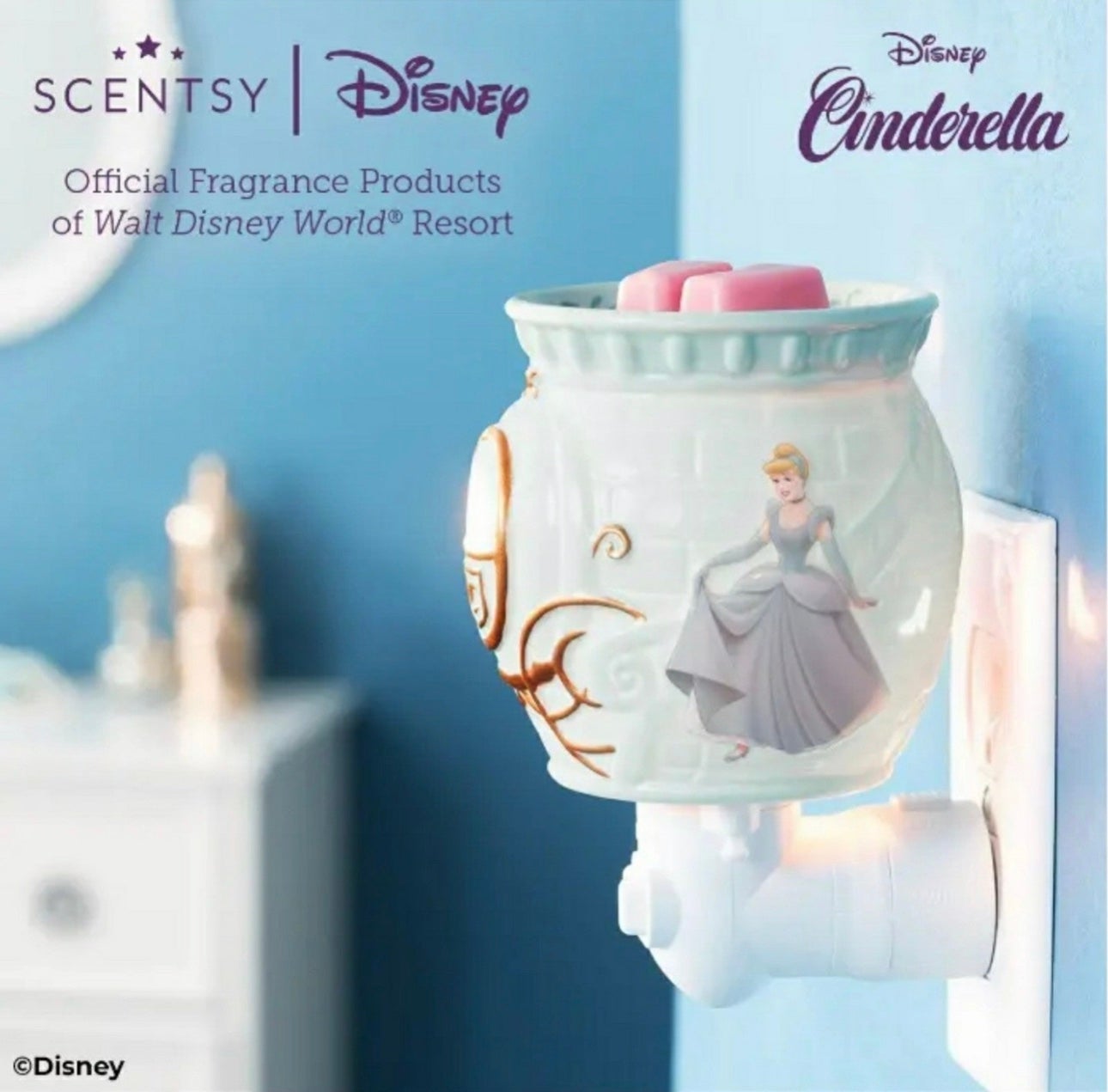 Scentsy Disney Cinderella Mini Warmer