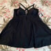 NWT TORRID STRAPPY PLUNGE LONG LENGTH SWIM DRESS - BLACK