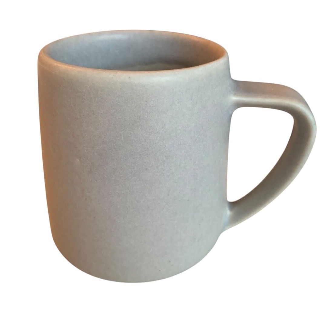 MYRTH Handmade Modern Porcelain Gray Heavy Coffee or Tea Mug -12 oz Capacity USA
