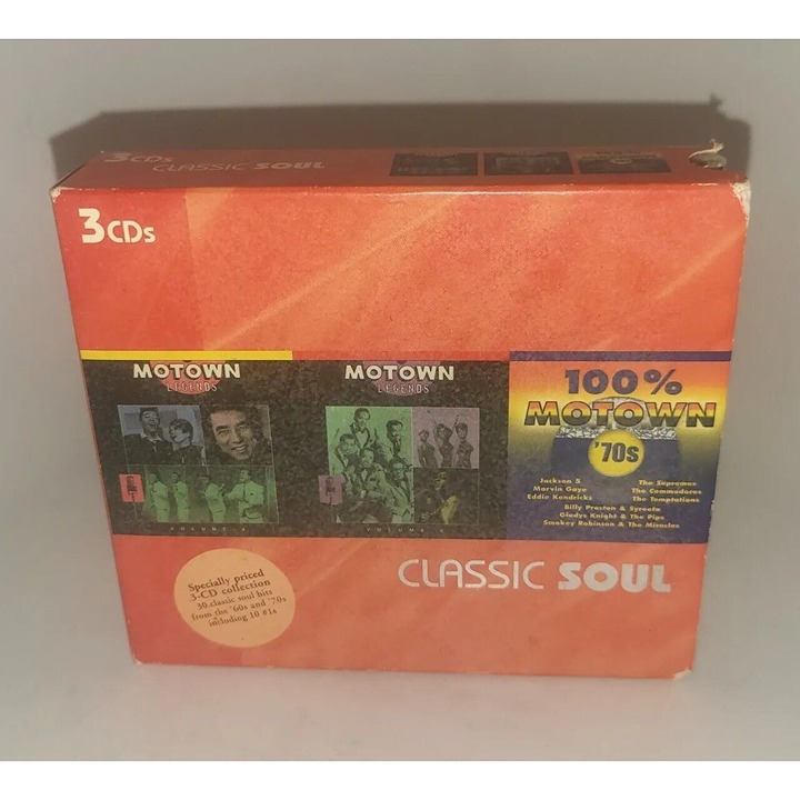 CLASSIC SOUL - Classic Soul: Motown Legends 4-5 / 100 Motown 70s - 3 CD - Box