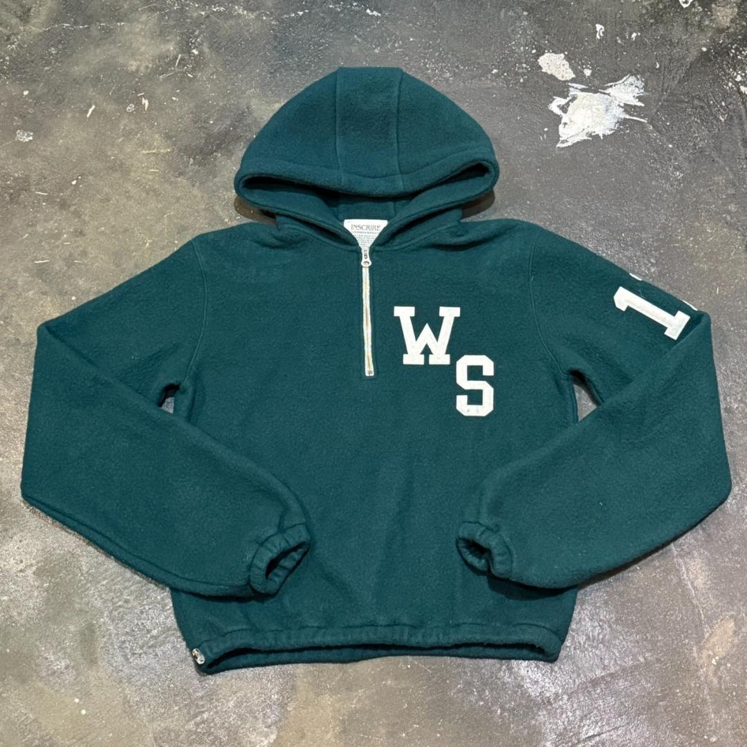 24AW INSCRIRE Answear Half-Zip Fleece Hoodie S Made in Japan