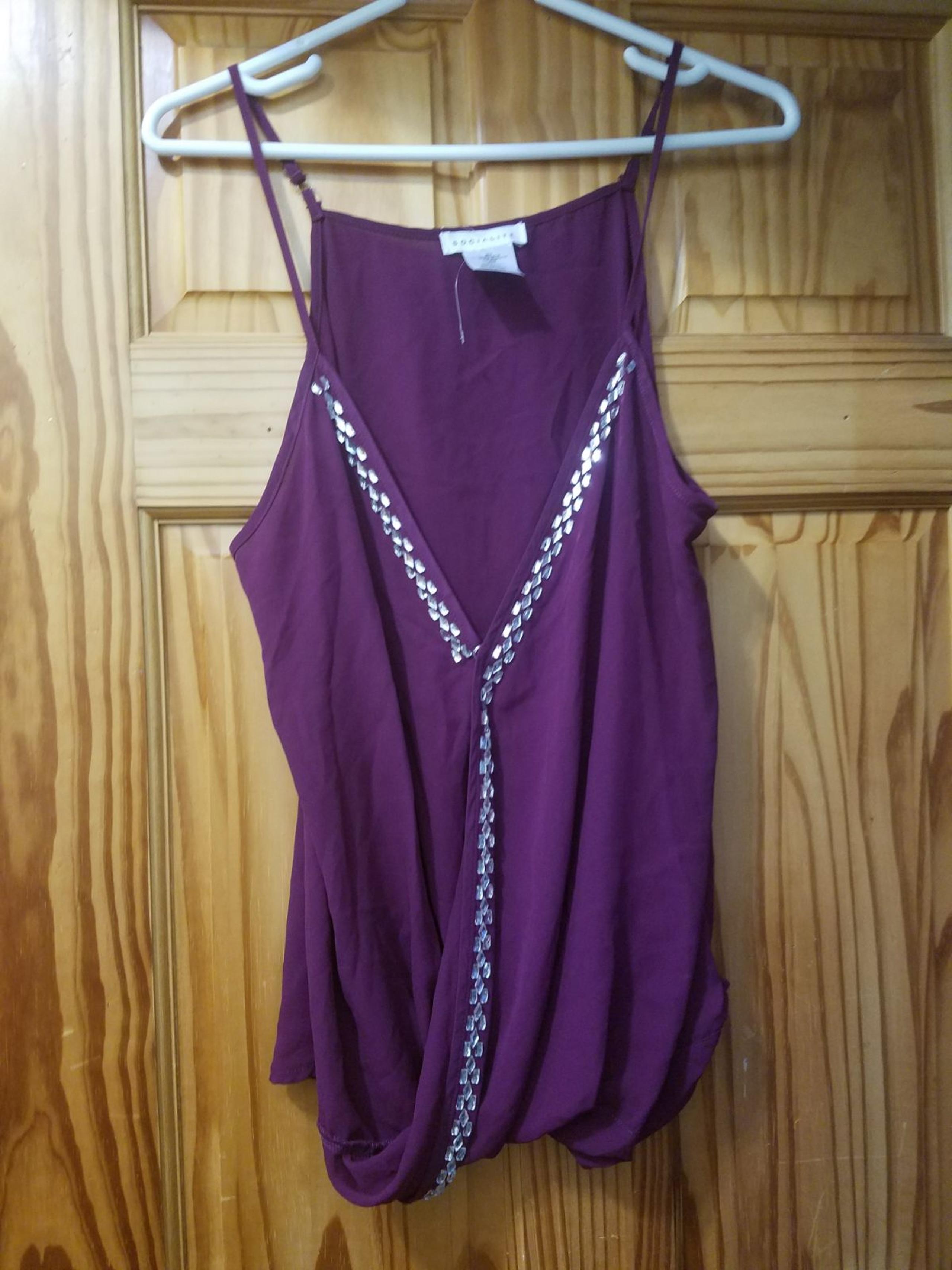 Socialite Dressy Tank Top sz XL NEW