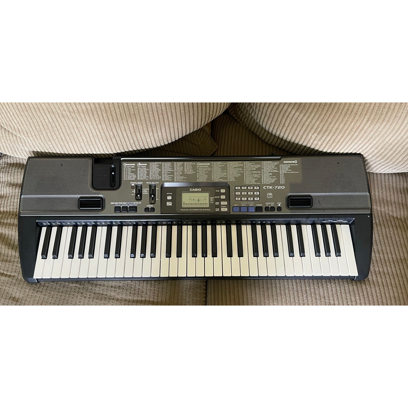 Casio CTK-720 Keyboard Piano charger NOT INCLUDED