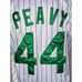 Jake Peavy #44 Chicago White Sox Striped St Patrick's Day Jersey Men's XXL 52