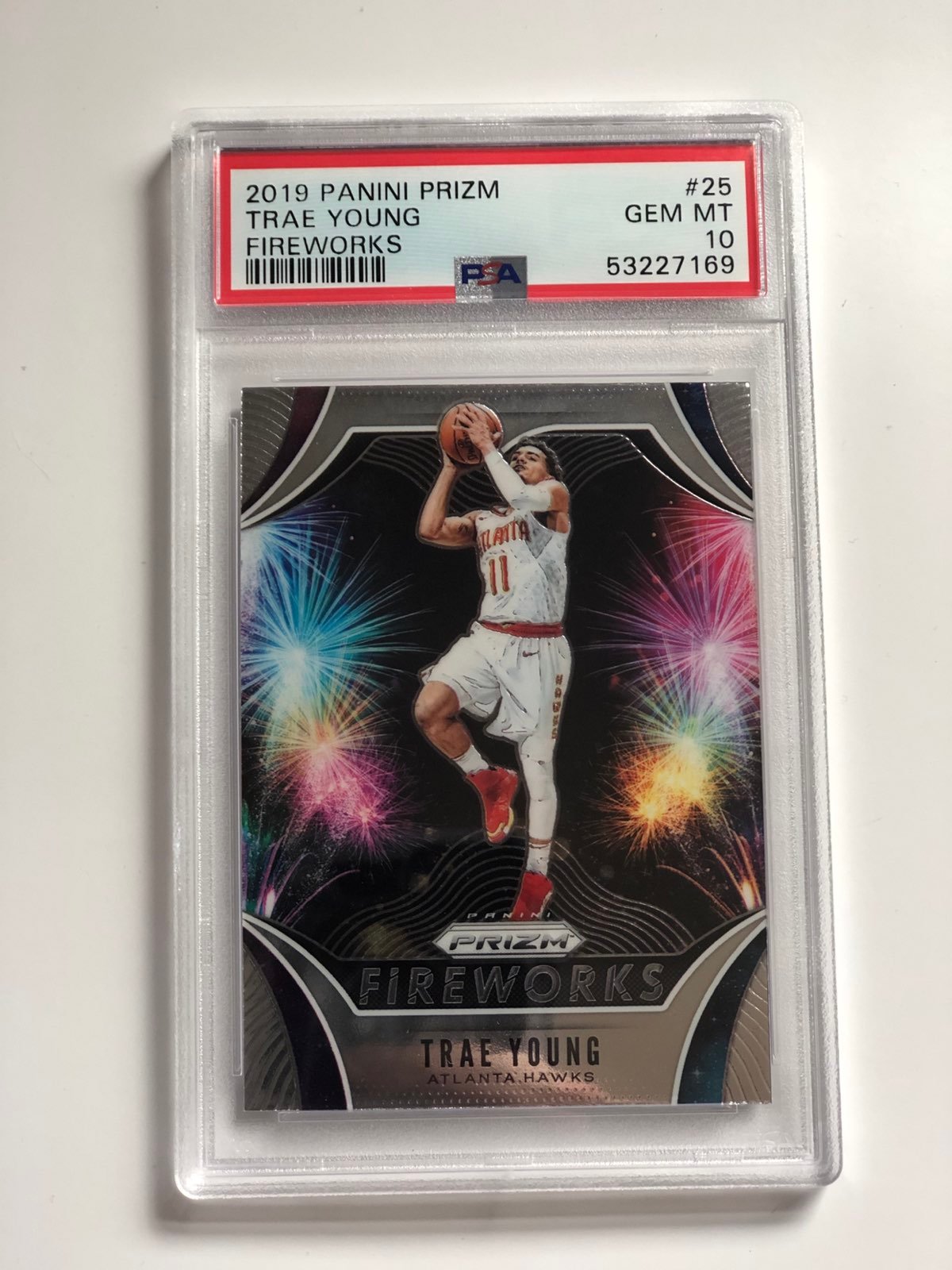 2019 Panini Prizm Fireworks Trae Young