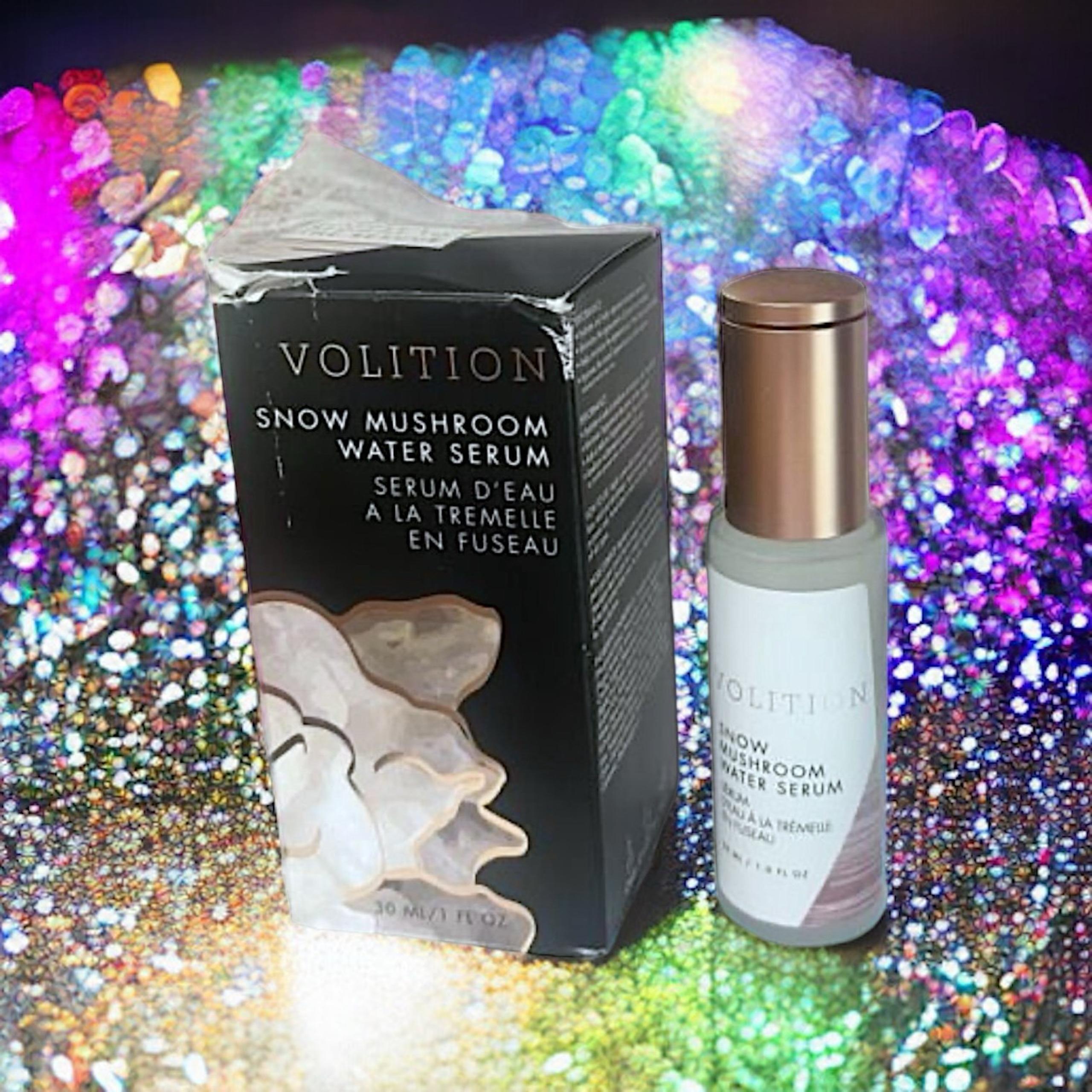 Volition Snow Mushroom Water Face Serum Hydrating Pore Minimizer Skin Care 1 oz