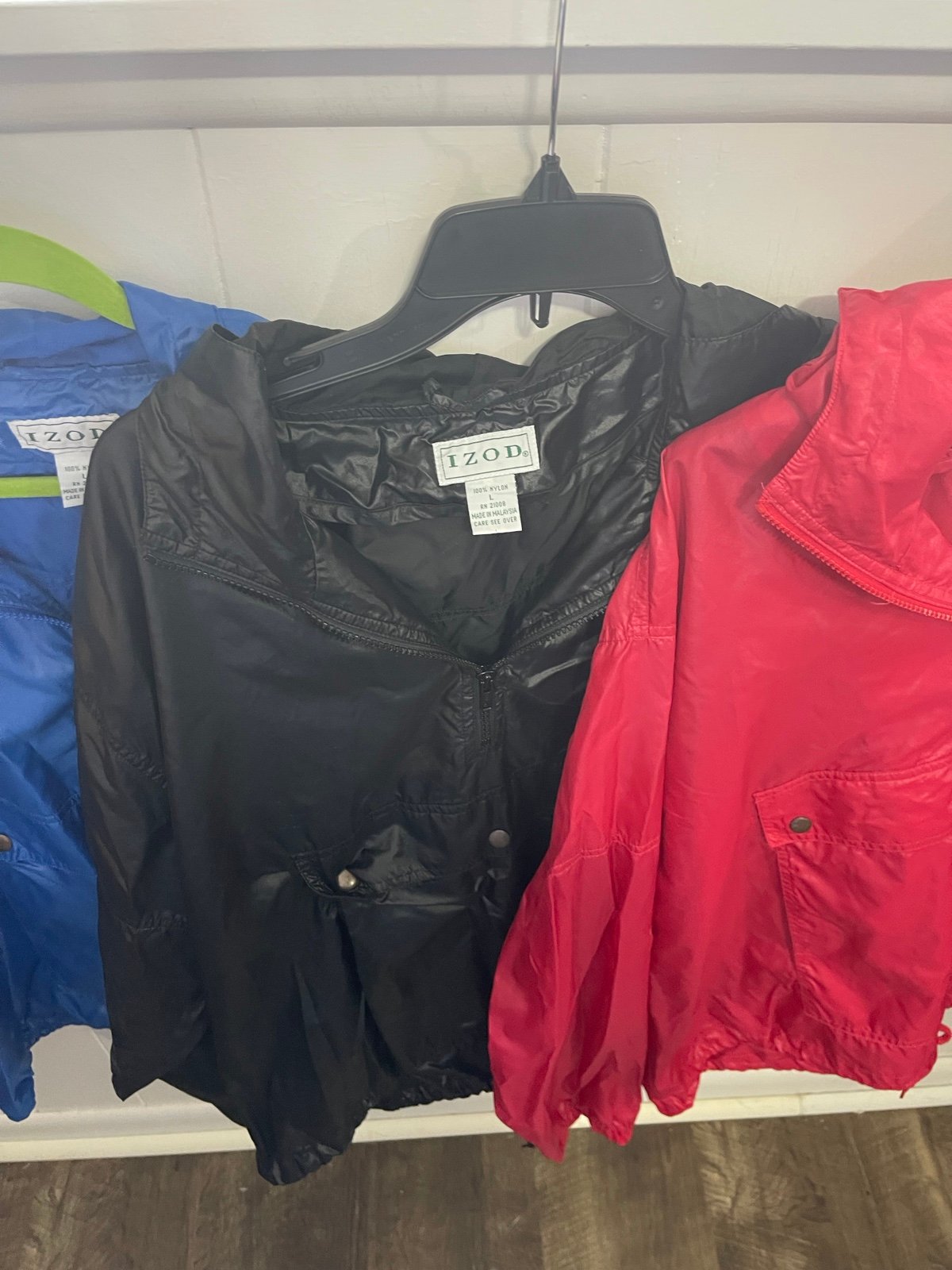 Vintage IZOD windbreaker bundle