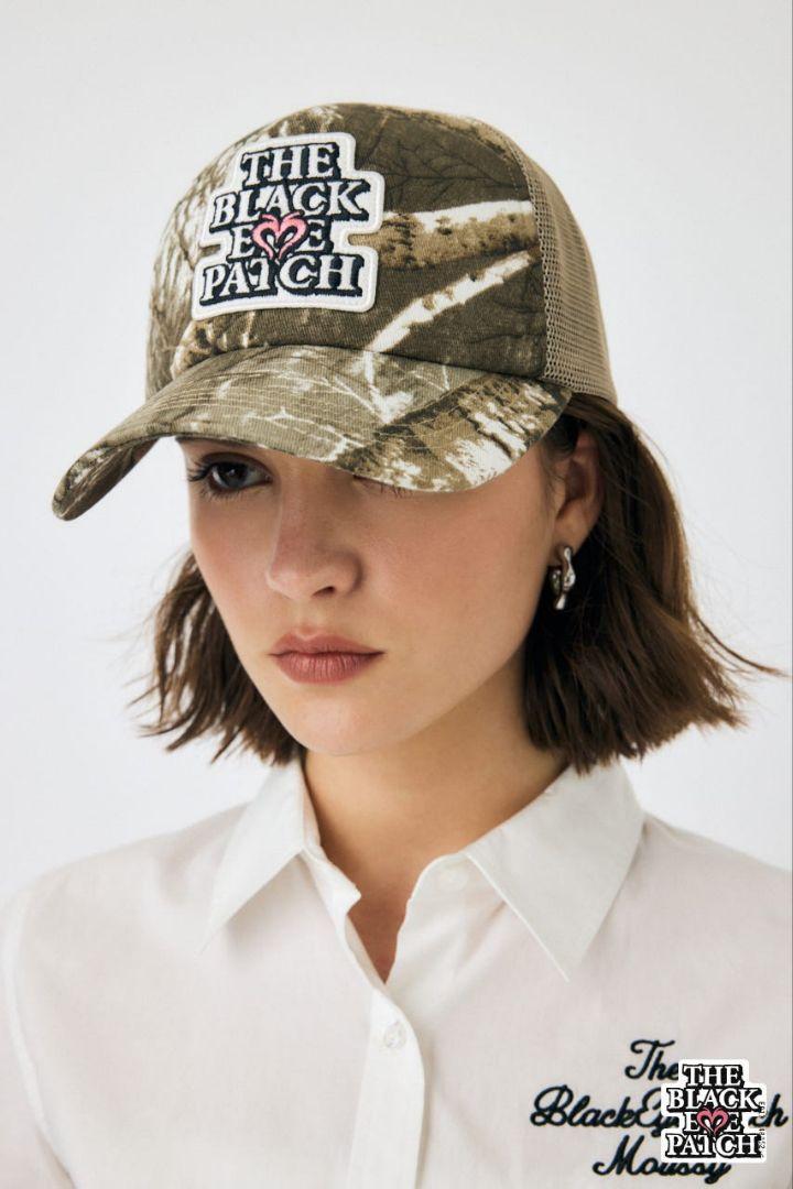 BEP OG HEART MESH CAP　KHAKI BEP OG HEART MESH CAP, KHAKI