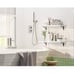 Set of 2 New Floating White Shelves