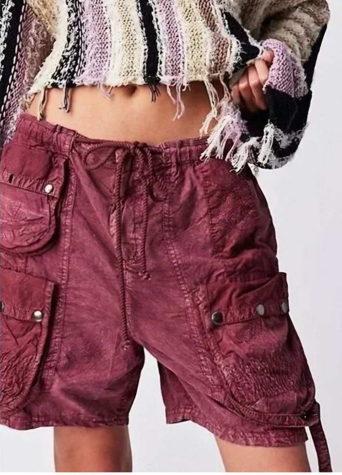 Free People Moon Bay Parachute Shorts