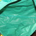 Vintage Sanrio Keroppi Frog Green Nylon Duffle Overnight Gym Bag 22x13x10 FLAWS