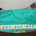 Vintage Sanrio Keroppi Frog Green Nylon Duffle Overnight Gym Bag 22x13x10 FLAWS