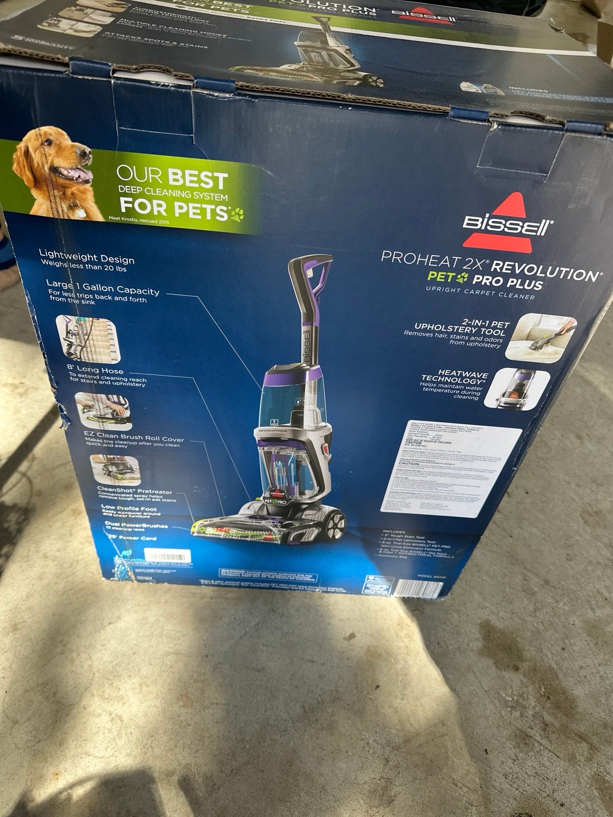 BISSELL revolution pet pro plus