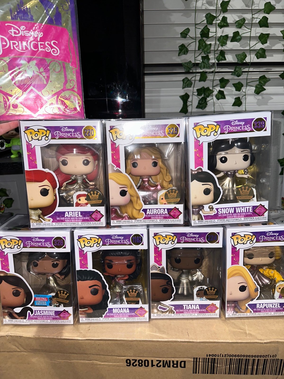 Disney Princess Funko Pop Lot/Bundle of 8