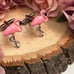 Whimsical Pink Flamingo Cufflinks