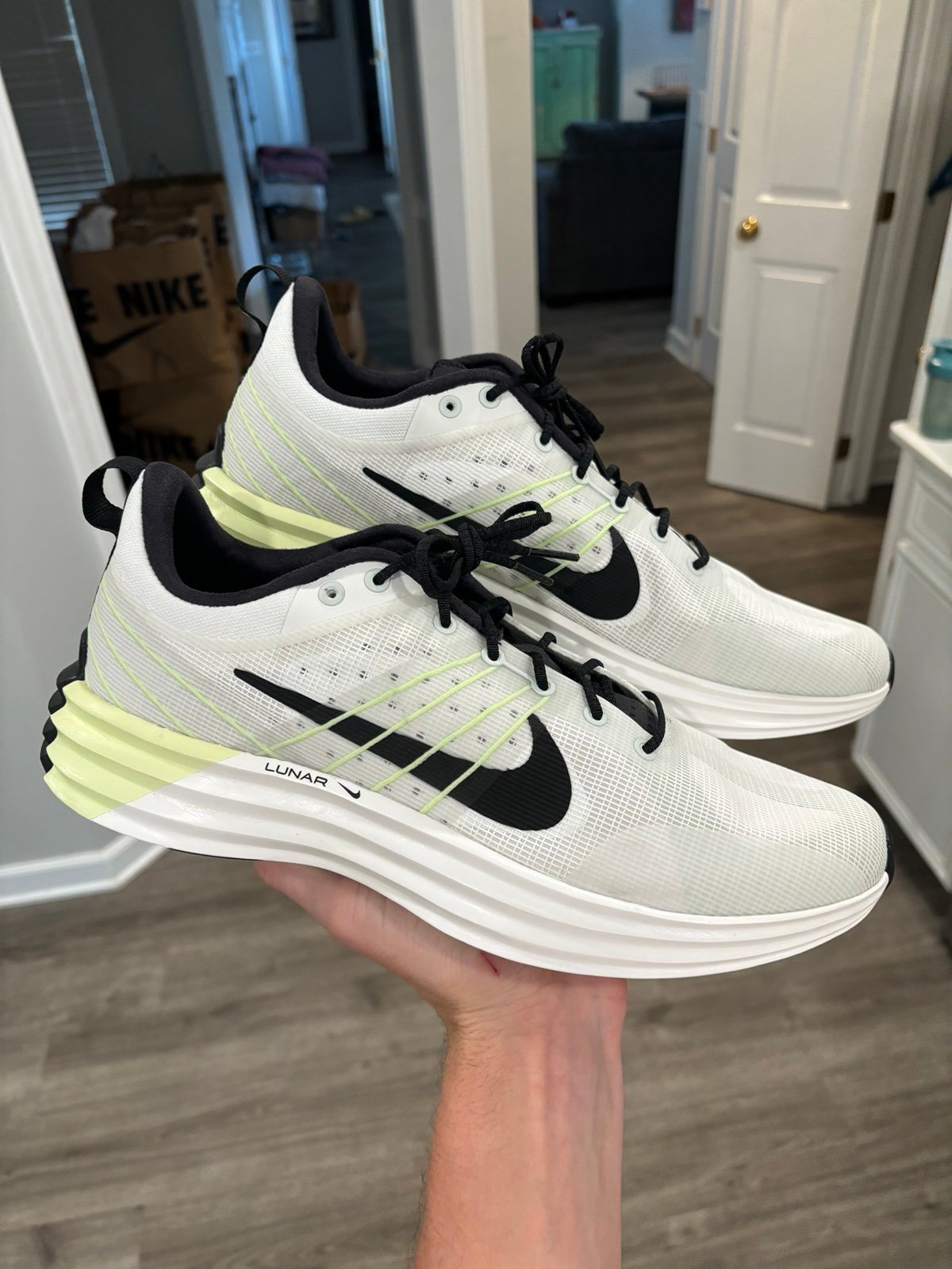 Nike Lunar Roam 'OG Neon' Men's Size 11.5 Running Sneakers BRAND NEW!