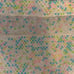 Vintage 1960s Pastel beads reversible white beads purse w/gold chain handles