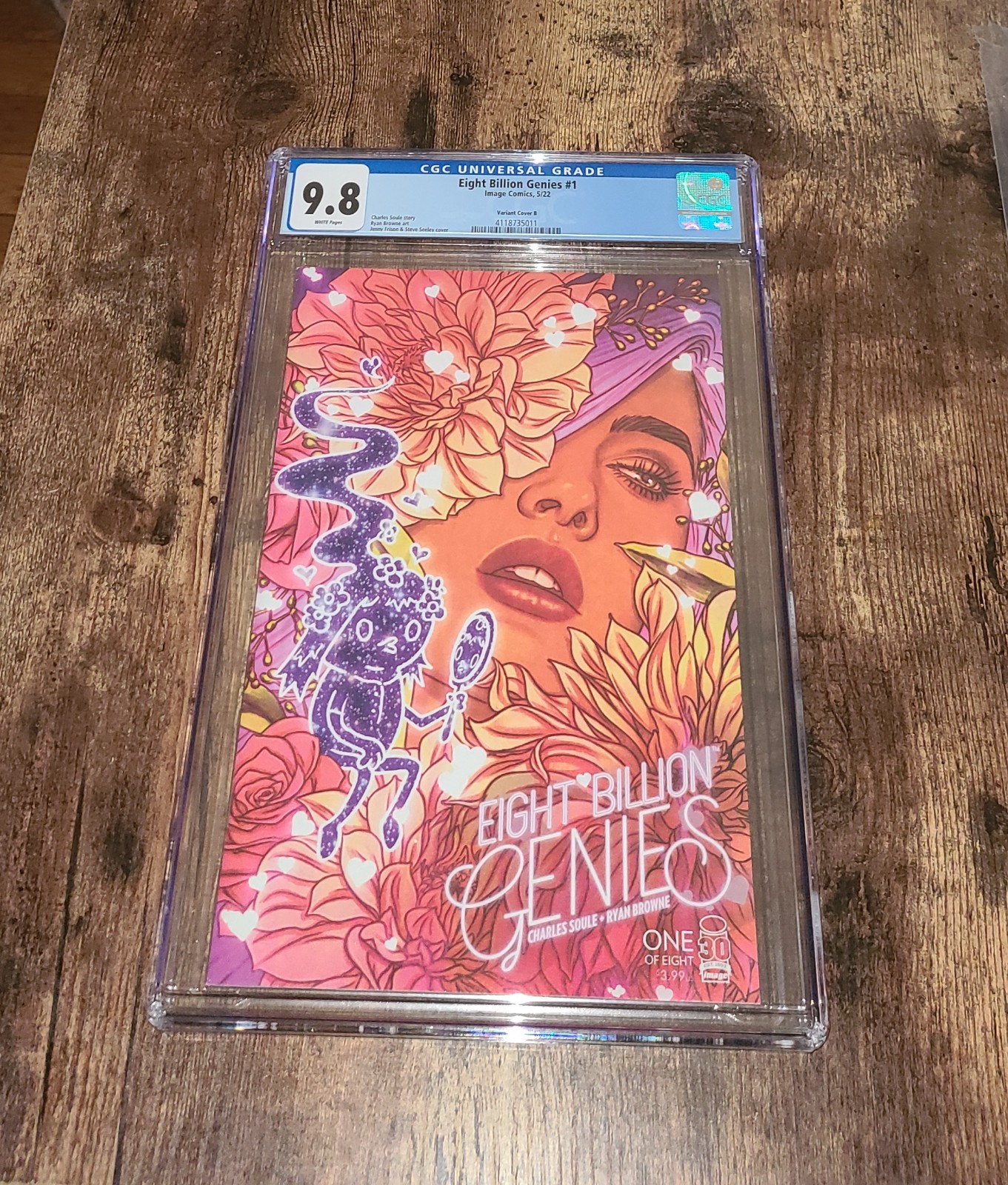 Eight Billion Genies #1 CGC 9.8 Graded Cover B Jenny Frison Variant Image Comics