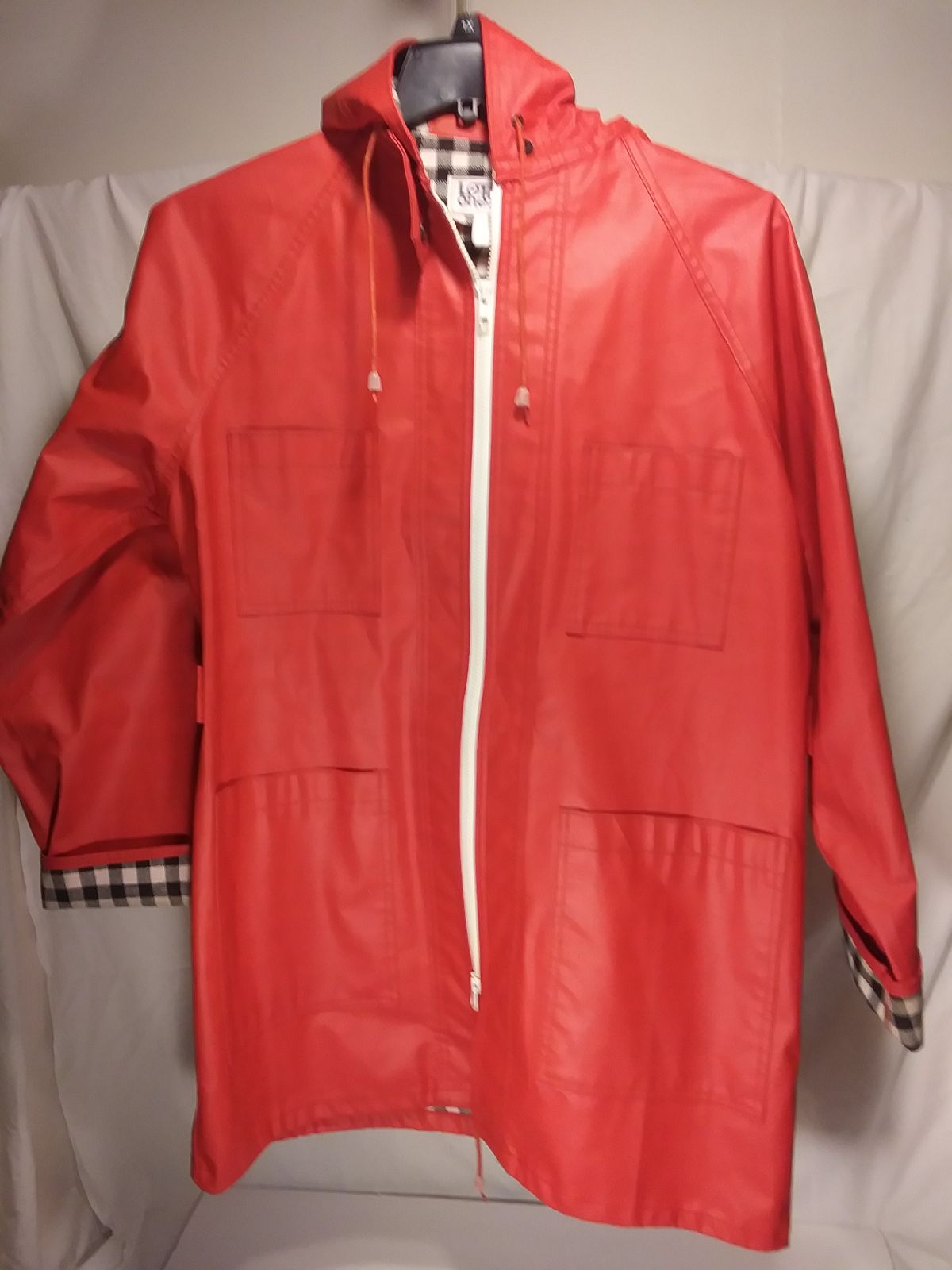 Vtg Lot One Inc Rain Jacket with hood L