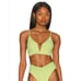 L*Space Siren Bikini Top in Mojito Green Size XS NWT