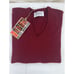 NWT Vtg Robert Bruce Supreme Orlon Acrylic V Neck Sweater Wine Red Sz M USA