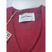 NWT Vtg Robert Bruce Supreme Orlon Acrylic V Neck Sweater Wine Red Sz M USA