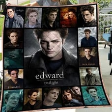 Twilight Edward Cullen Robert Pattinson Twilight Saga Movie Blanket 40x30