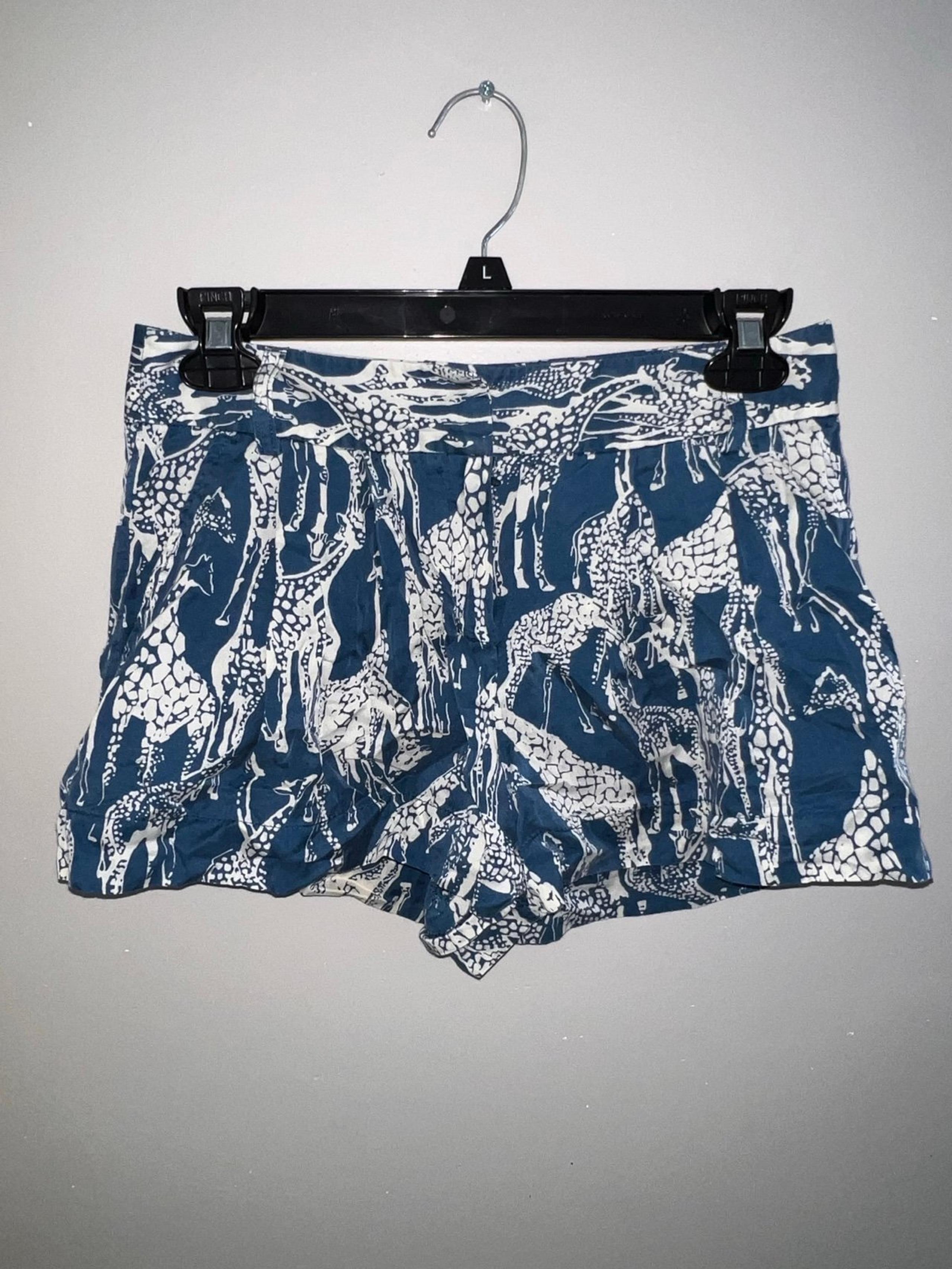 Corey Lynn Calter Giraffe Shorts Silk Cotton Size 2 READ