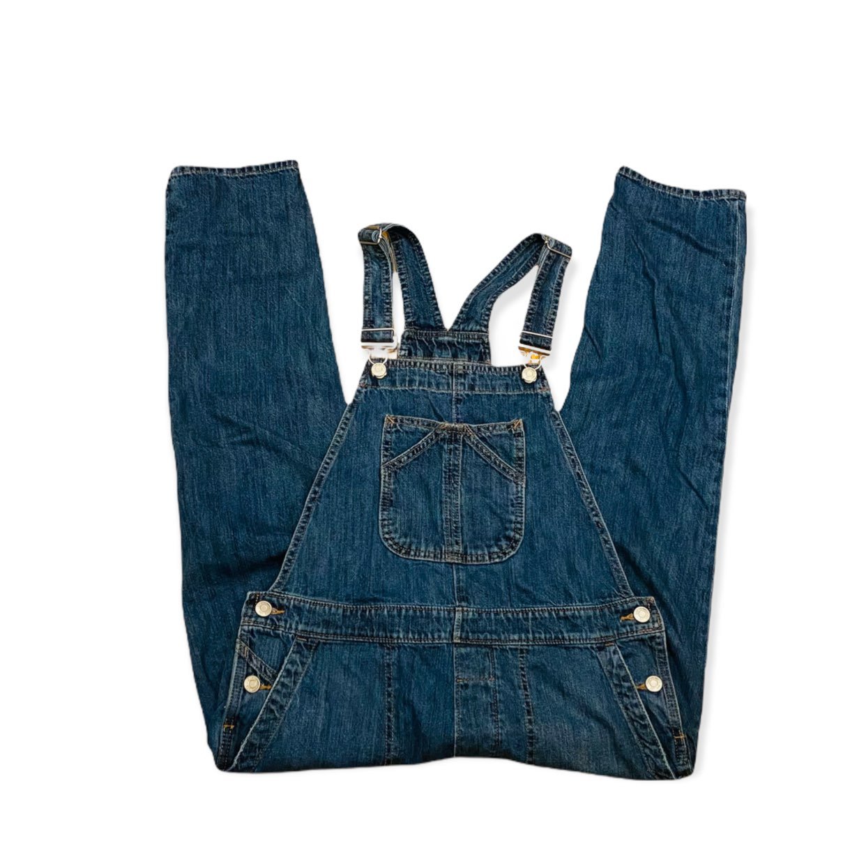 Gap women’s blue denim overalls size small