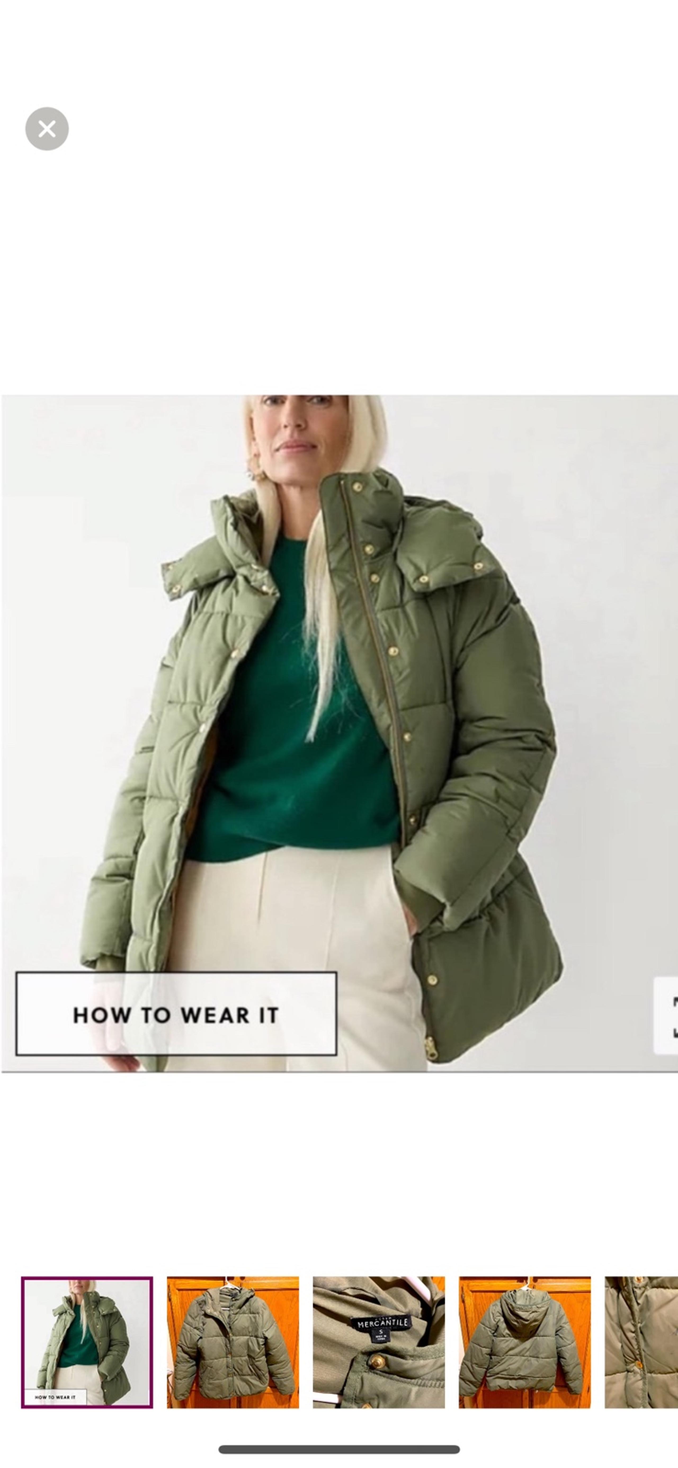 Mercantile puffer jacket - J.Crew