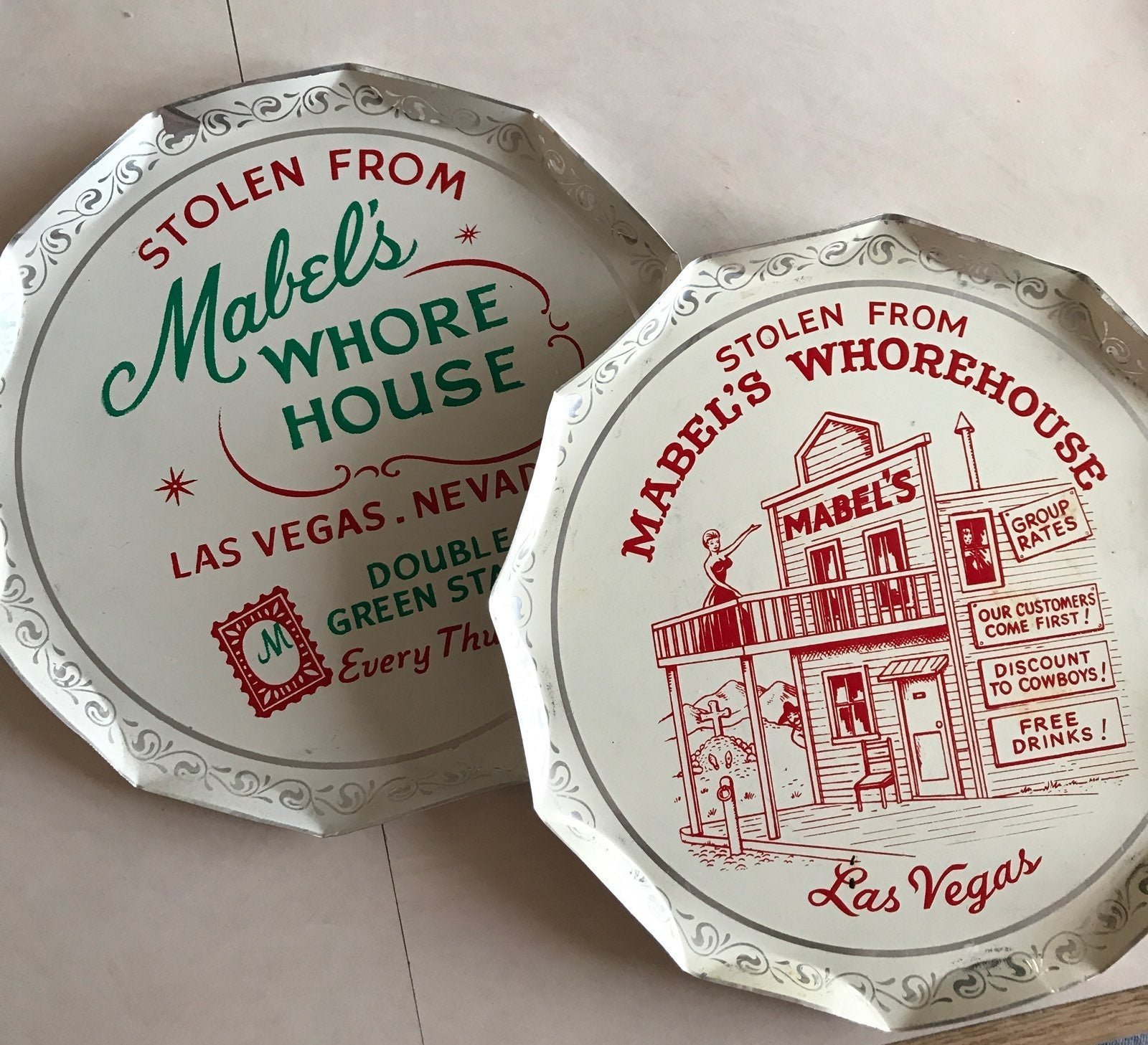 Metal Novelty Platters
