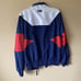 TOMMY HILFIGER Flag Logo Patch 90s Color Block Track Jacket Unisex Small