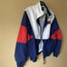 TOMMY HILFIGER Flag Logo Patch 90s Color Block Track Jacket Unisex Small