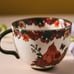 Anthropologie Nathalie Lete Mug Cup pumpkin chipmunk squirrel Fall Autumn NEW
