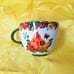 Anthropologie Nathalie Lete Mug Cup pumpkin chipmunk squirrel Fall Autumn NEW