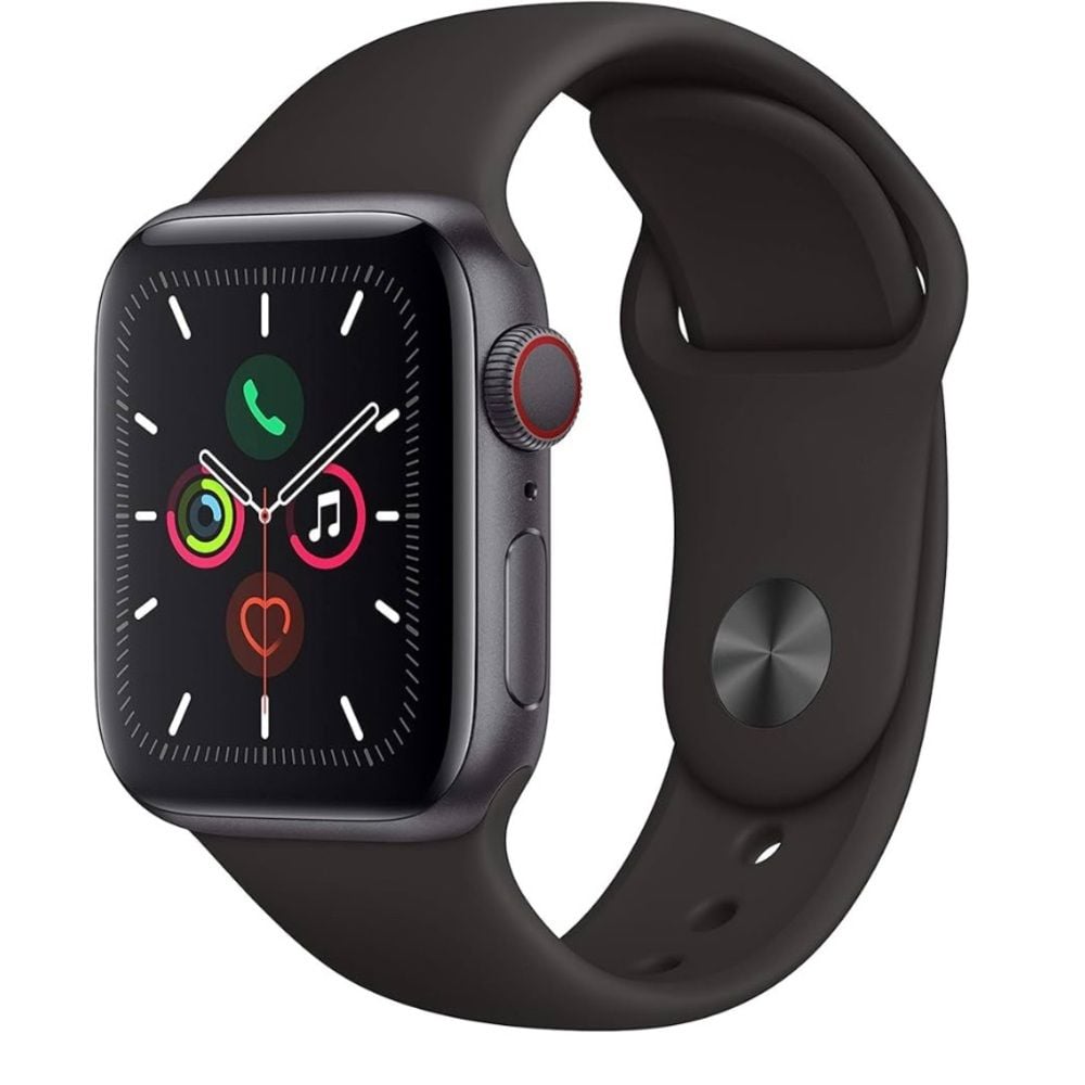 Apple Watch Series 5 (GPS + Cellular, 44mm) Black Sport Band Used Unlocked