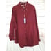 BCC Khakis Maroon Full Button Up Soft Shirt With Extra Buttons