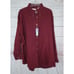 BCC Khakis Maroon Full Button Up Soft Shirt With Extra Buttons