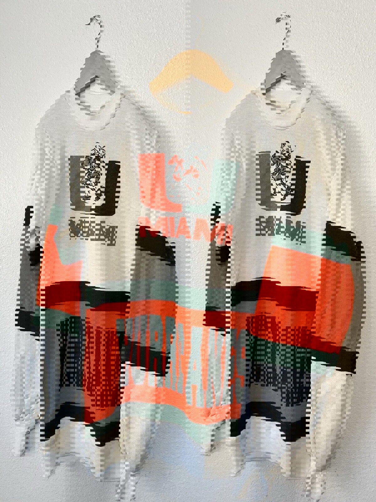Vintage Miami Hurricane Sweater new old stock! Size S but runs M