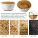 seagrass plant basket set of 2 medium /large