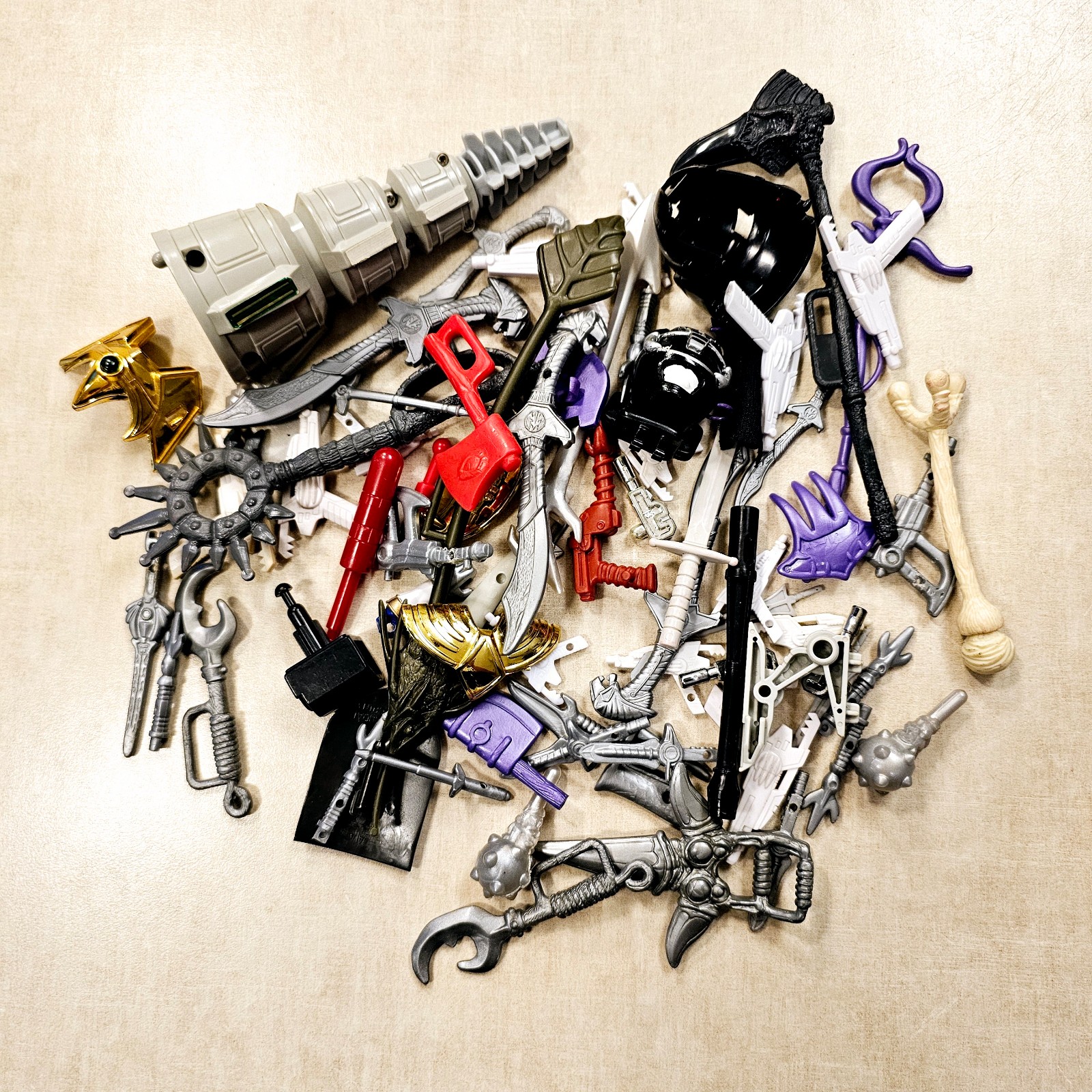 Power Rangers Accessories Lot 70 Parts 1990s