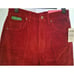 Empyre Tori High Red Corduroy Vtg Y2K Baggy Skate Pants Womens Size 30X30