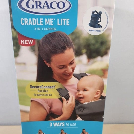 Graco Cradle Me™ Lite 3-in-1 Baby Carrier (Deep Sea Fashion)