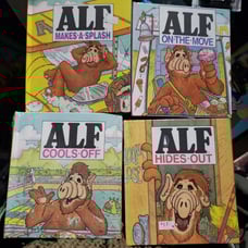 1988 ALF Hardcover Book Set of 4 Vintage Classic Books