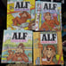 1988 ALF Hardcover Book Set of 4 Vintage Classic Books