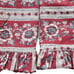Vintage 80s Ralph Lauren Cassie 2 Standard Shams Red Country Floral Ruffled USA