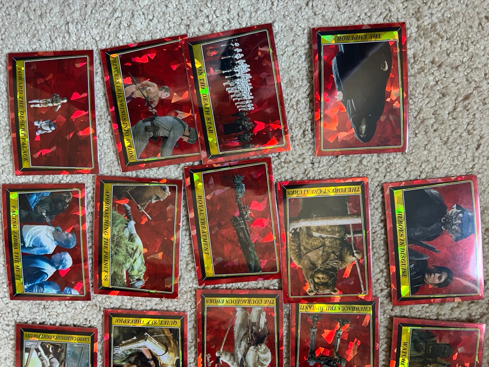 2023 Topps Chrome Sapphire Edition Star Wars: Return of the Jedi base lot