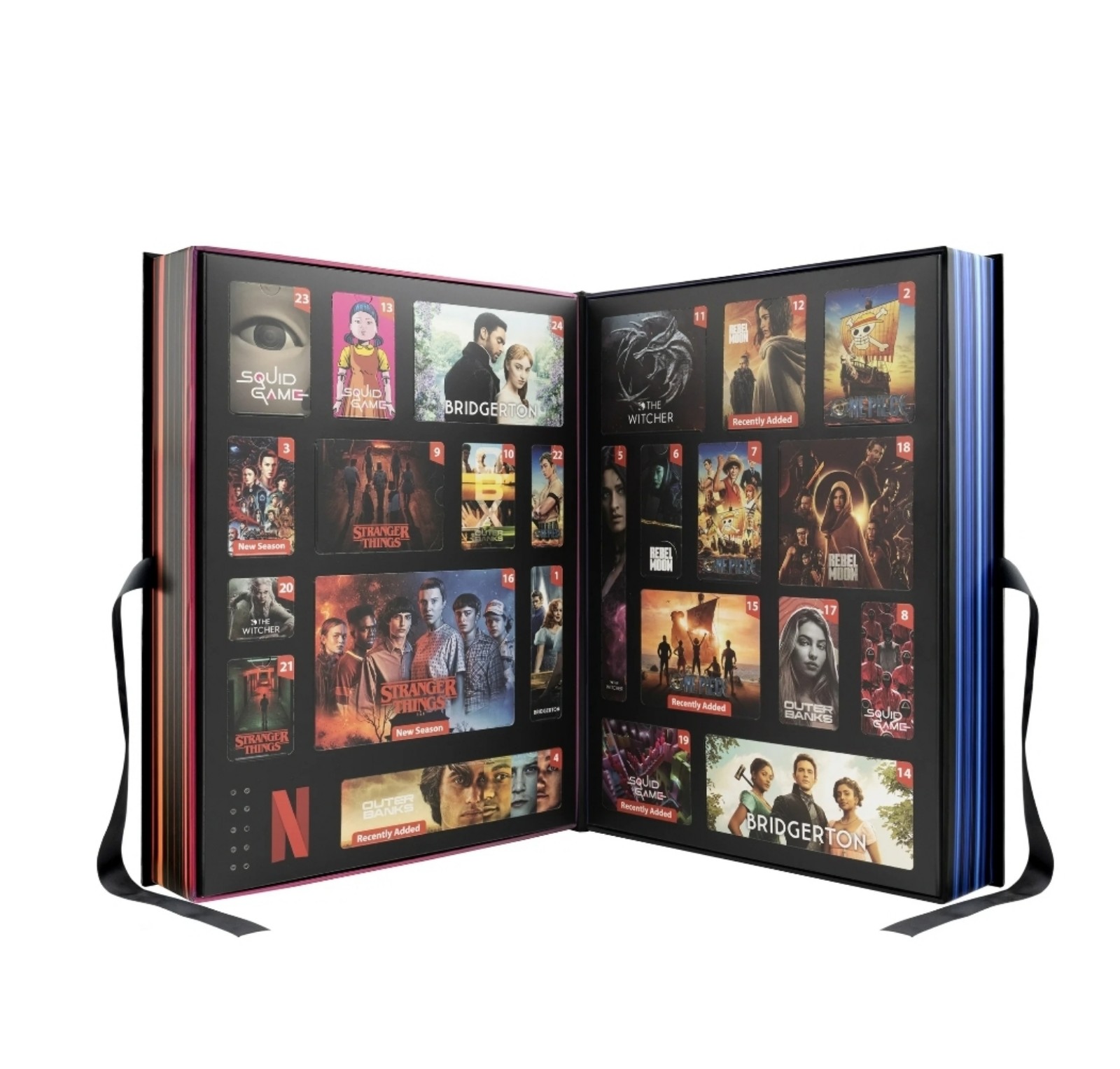Netflix Premium Advent Calendar 24 Unique Collectible Gifts By YuMe Toys